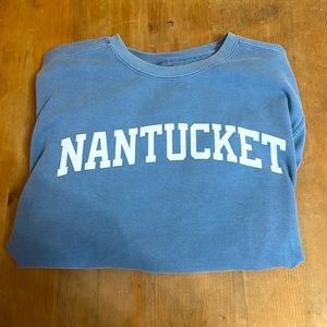 [WORN ONCE] Nantucket Crewneck Sweater - Indigo Blue